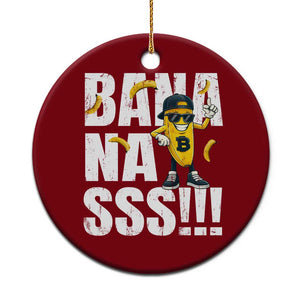 Banana Lovers Ceramic Ornament Funny Bananas Vintage Style TS10 1pc Red Print Your Wear