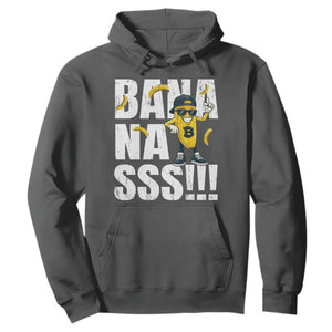Banana Lovers Hoodie Funny Bananas Vintage Style TS10 Dark Heather Print Your Wear