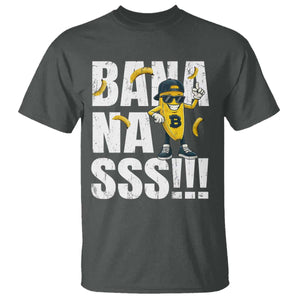 Banana Lovers T Shirt Funny Bananas Vintage Style TS10 Dark Heather Print Your Wear