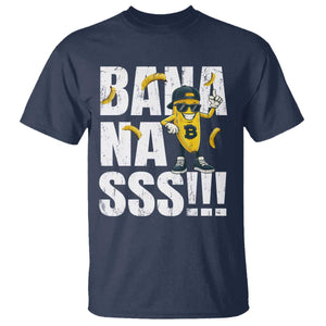Banana Lovers T Shirt Funny Bananas Vintage Style TS10 Navy Print Your Wear