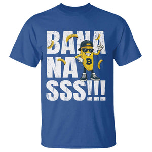 Banana Lovers T Shirt Funny Bananas Vintage Style TS10 Royal Blue Print Your Wear