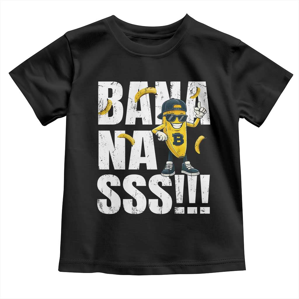 Banana Lovers Toddler T Shirt Funny Bananas Vintage Style TS10 Black Print Your Wear