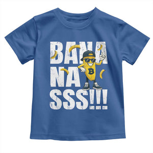 Banana Lovers Toddler T Shirt Funny Bananas Vintage Style TS10 Royal Blue Print Your Wear