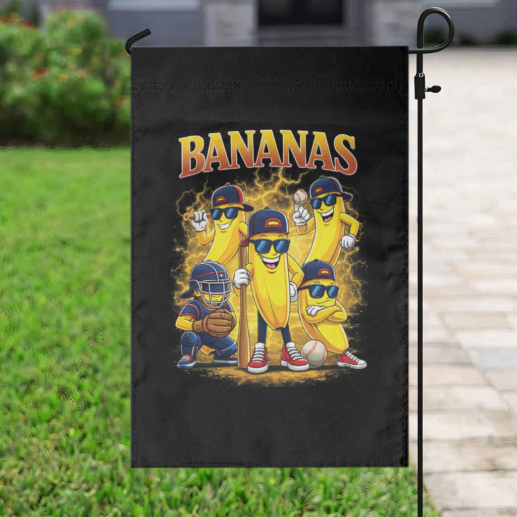 Funny Bananas Garden Flag - Lets Go Banana - Cute Banana Lovers Bootleg TS10 Print Your Wear