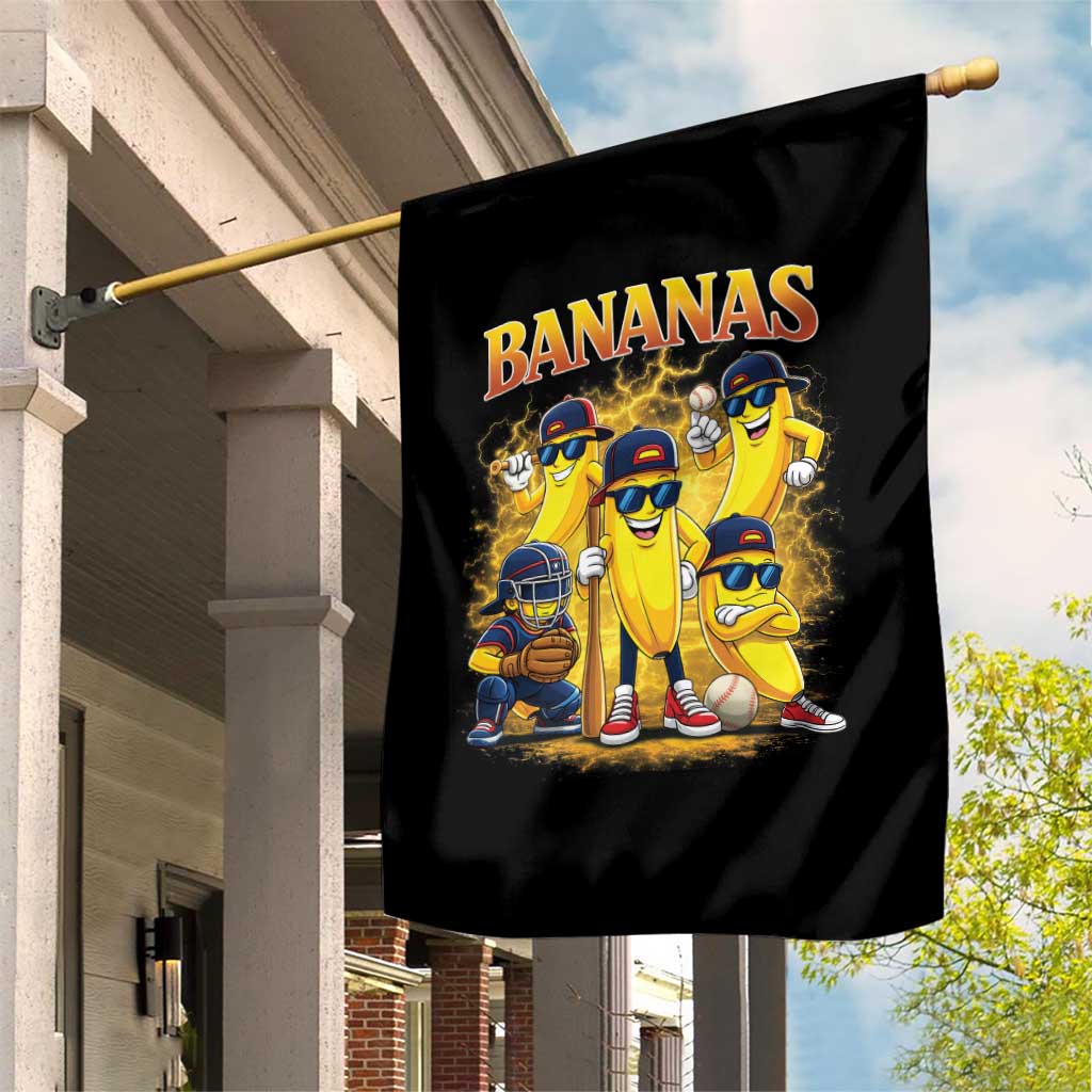 Funny Bananas Garden Flag - Lets Go Banana - Cute Banana Lovers Bootleg TS10 Print Your Wear