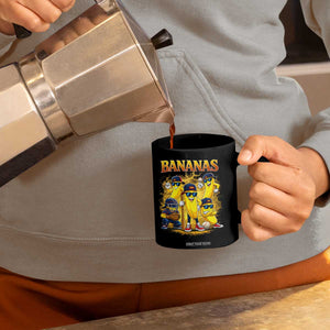 Funny Bananas Coffee Mug Lets Go Banana Cute Banana Lovers Bootleg TS10 Print Your Wear