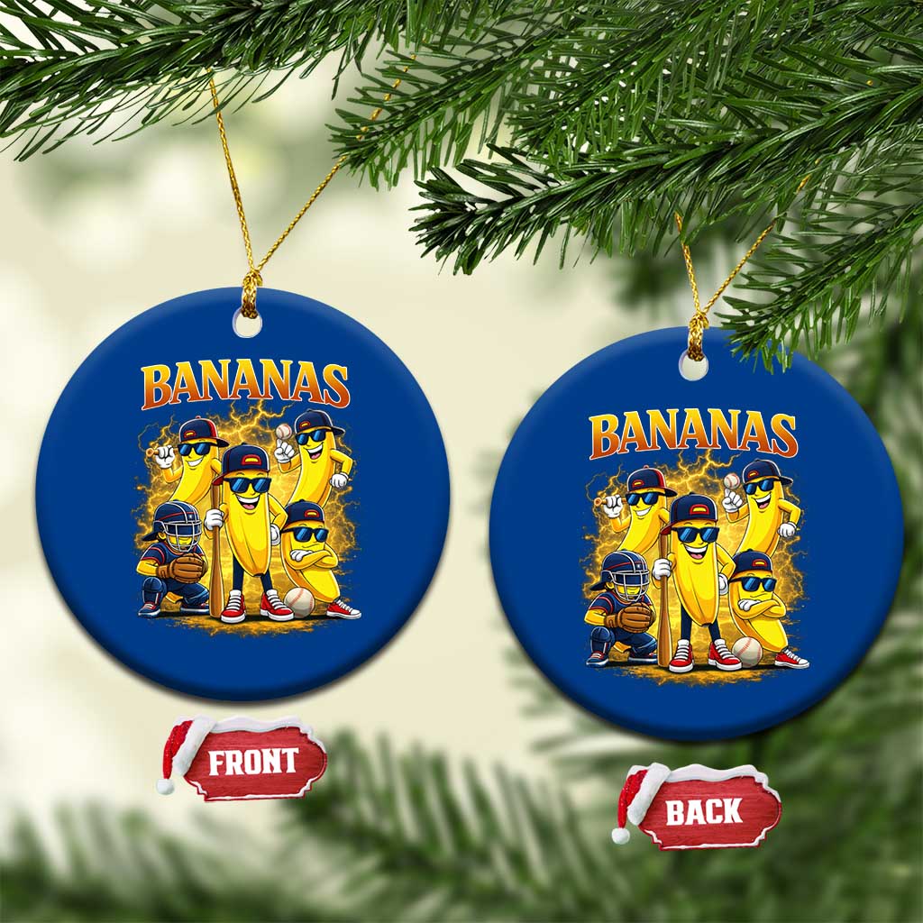 Funny Bananas Ceramic Ornament Lets Go Banana Cute Banana Lovers Bootleg TS10 1pc Blue Print Your Wear
