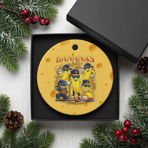 Funny Bananas Ceramic Ornament Lets Go Banana Cute Banana Lovers Bootleg TS10 1pc Yellow Cheese Print Your Wear