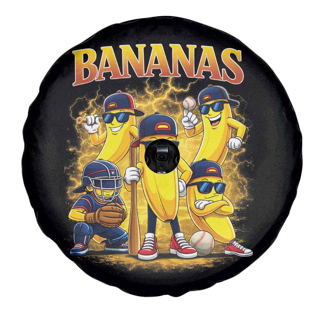 Funny Bananas Spare Tire Cover Lets Go Banana Cute Banana Lovers Bootleg TS10 Print Your Wear