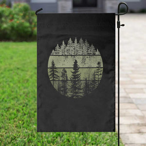 Retro Forest Trees Outdoors Nature Garden Flag Vintage Wildlife TS10 Print Your Wear