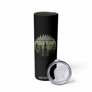 Retro Forest Trees Outdoors Nature Skinny Tumbler Vintage Wildlife TS10 Print Your Wear
