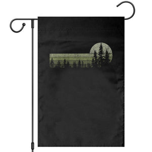 Trees Wildlife Nature Vintage Forest Garden Flag TS10 Black Print Your Wear