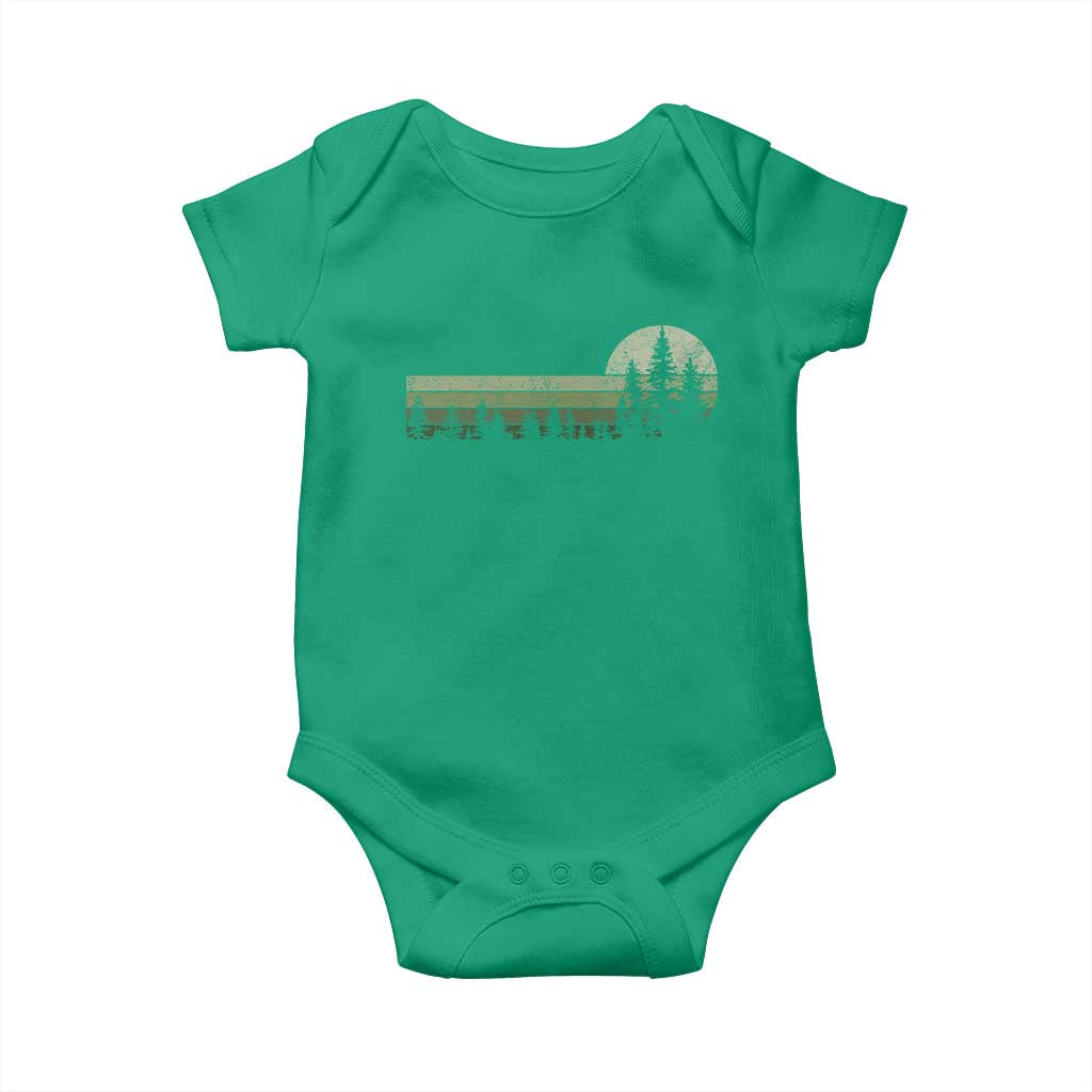 Trees Wildlife Nature Vintage Forest Baby Onesie TS10 Irish Green Print Your Wear