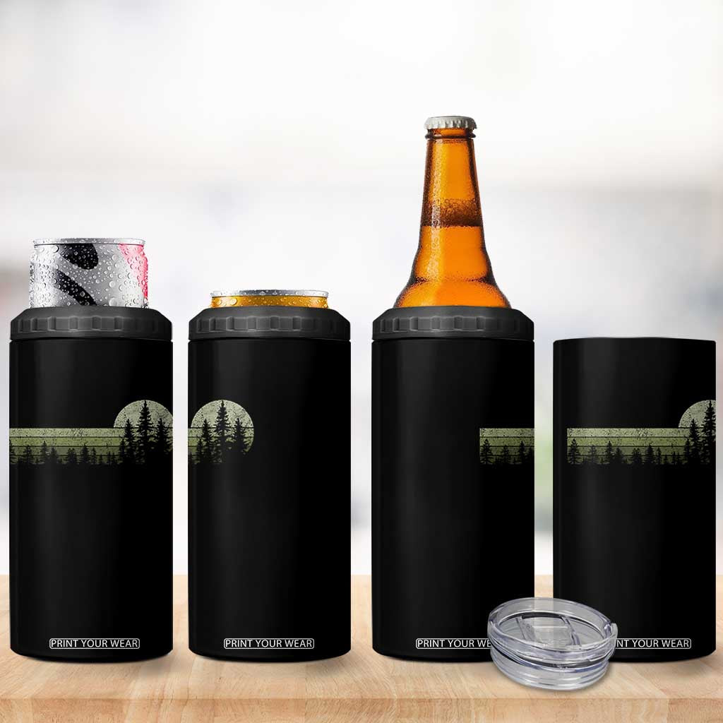 Trees Wildlife Nature Vintage Forest 4 in 1 Can Cooler Tumbler TS10 Print Your Wear