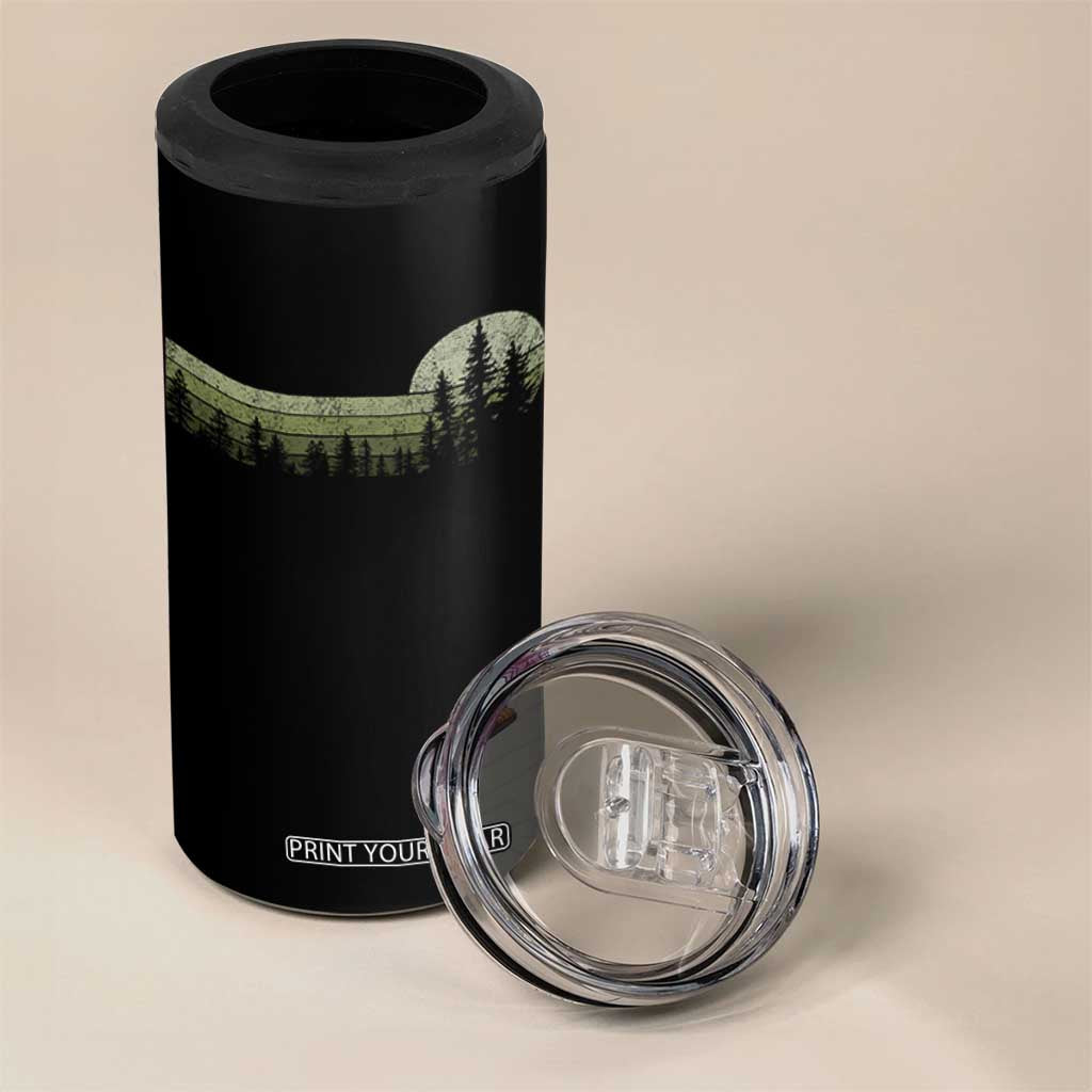 Trees Wildlife Nature Vintage Forest 4 in 1 Can Cooler Tumbler TS10 Print Your Wear