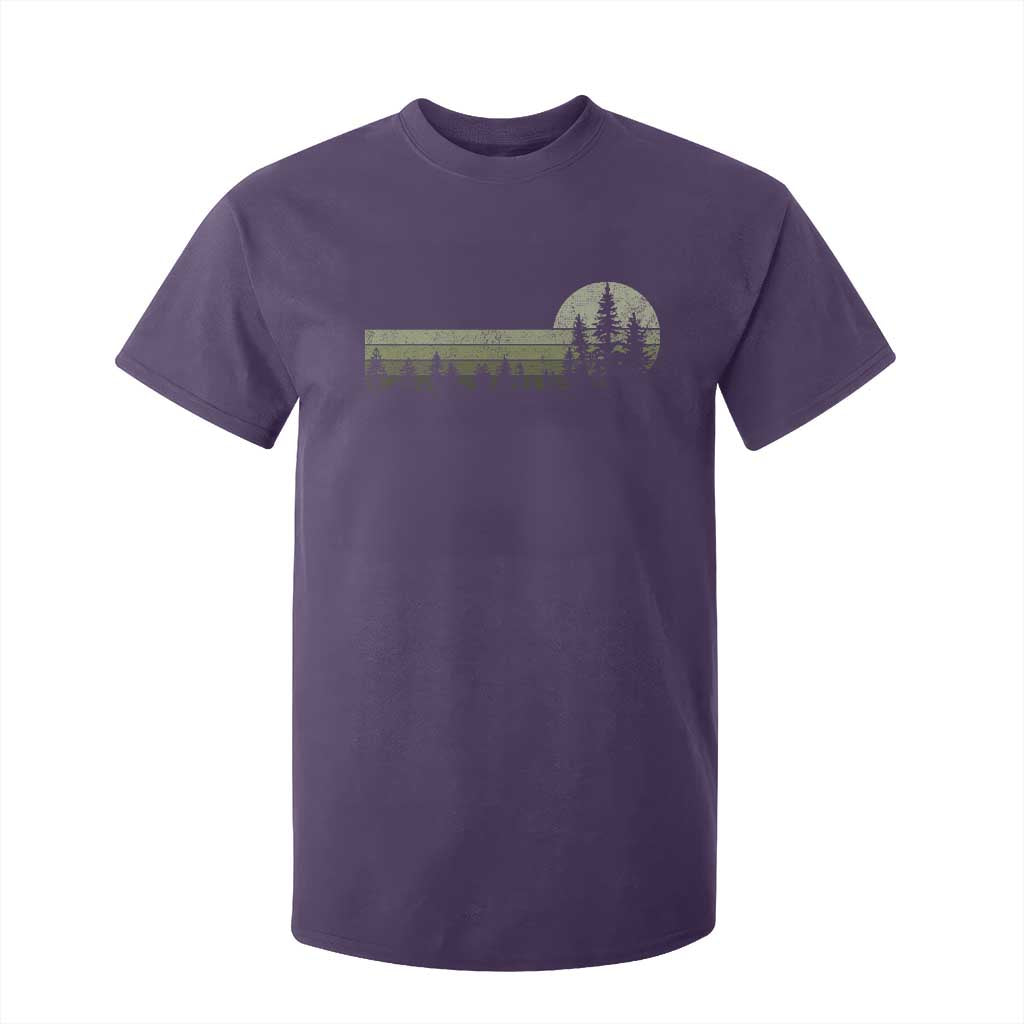 Trees Wildlife Nature Vintage Forest T Shirt For Kid TS10 Purple Print Your Wear