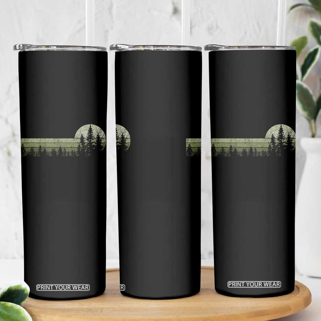 Trees Wildlife Nature Vintage Forest Skinny Tumbler TS10 Print Your Wear