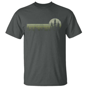 Trees Wildlife Nature Vintage Forest T Shirt TS10 Dark Heather Print Your Wear