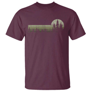Trees Wildlife Nature Vintage Forest T Shirt TS10 Maroon Print Your Wear