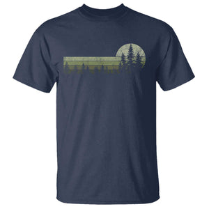 Trees Wildlife Nature Vintage Forest T Shirt TS10 Navy Print Your Wear