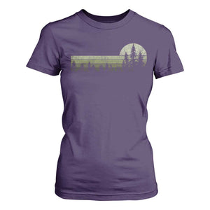 Trees Wildlife Nature Vintage Forest T Shirt For Women TS10 Purple Print Your Wear