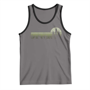 Trees Wildlife Nature Vintage Forest Tank Top TS10 Deep Heather Black Print Your Wear