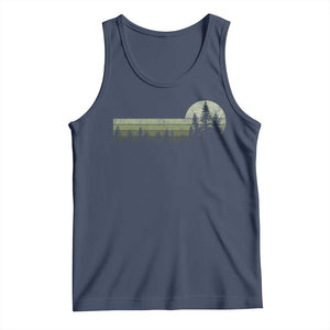 Trees Wildlife Nature Vintage Forest Tank Top TS10 Navy Print Your Wear