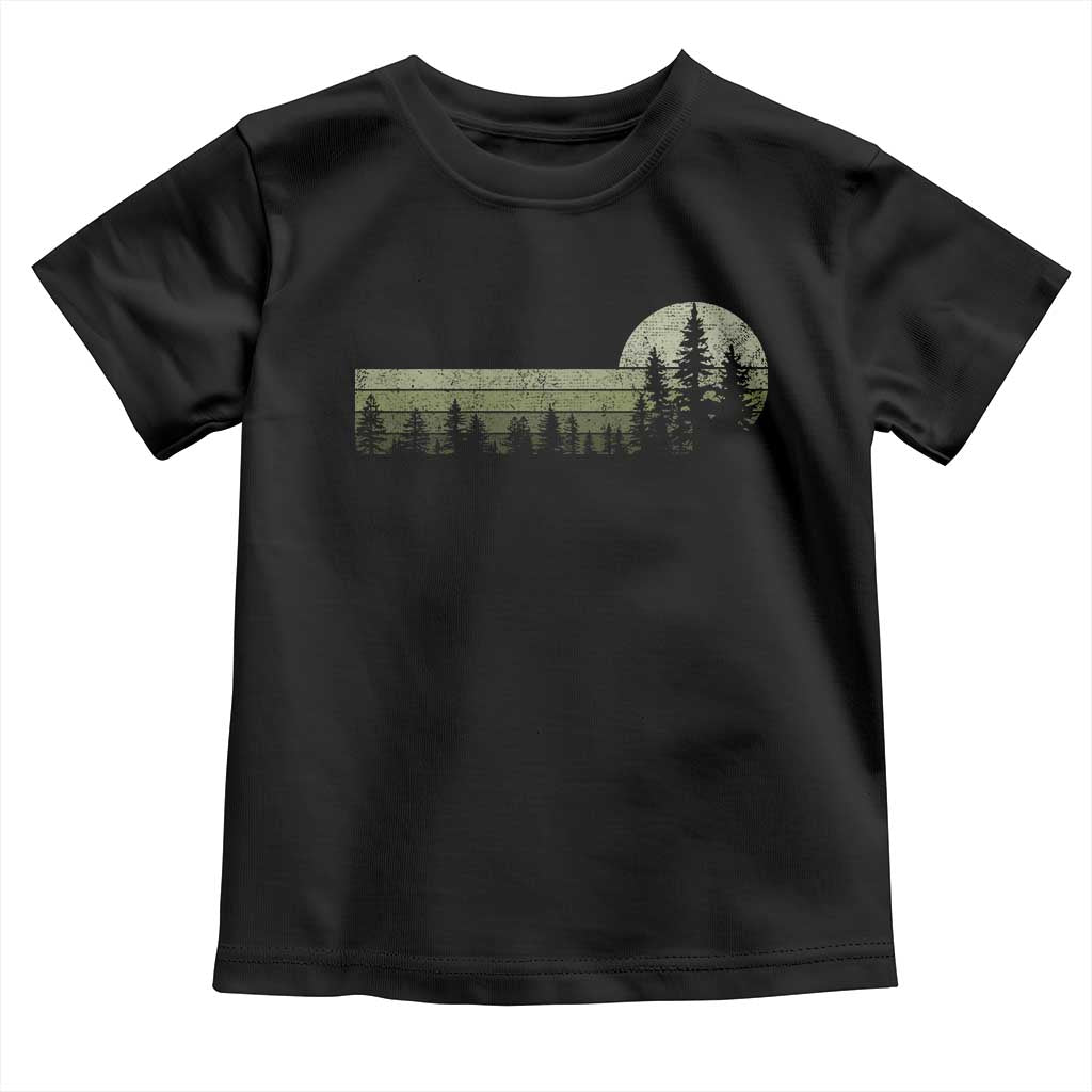 Trees Wildlife Nature Vintage Forest Toddler T Shirt TS10 Black Print Your Wear