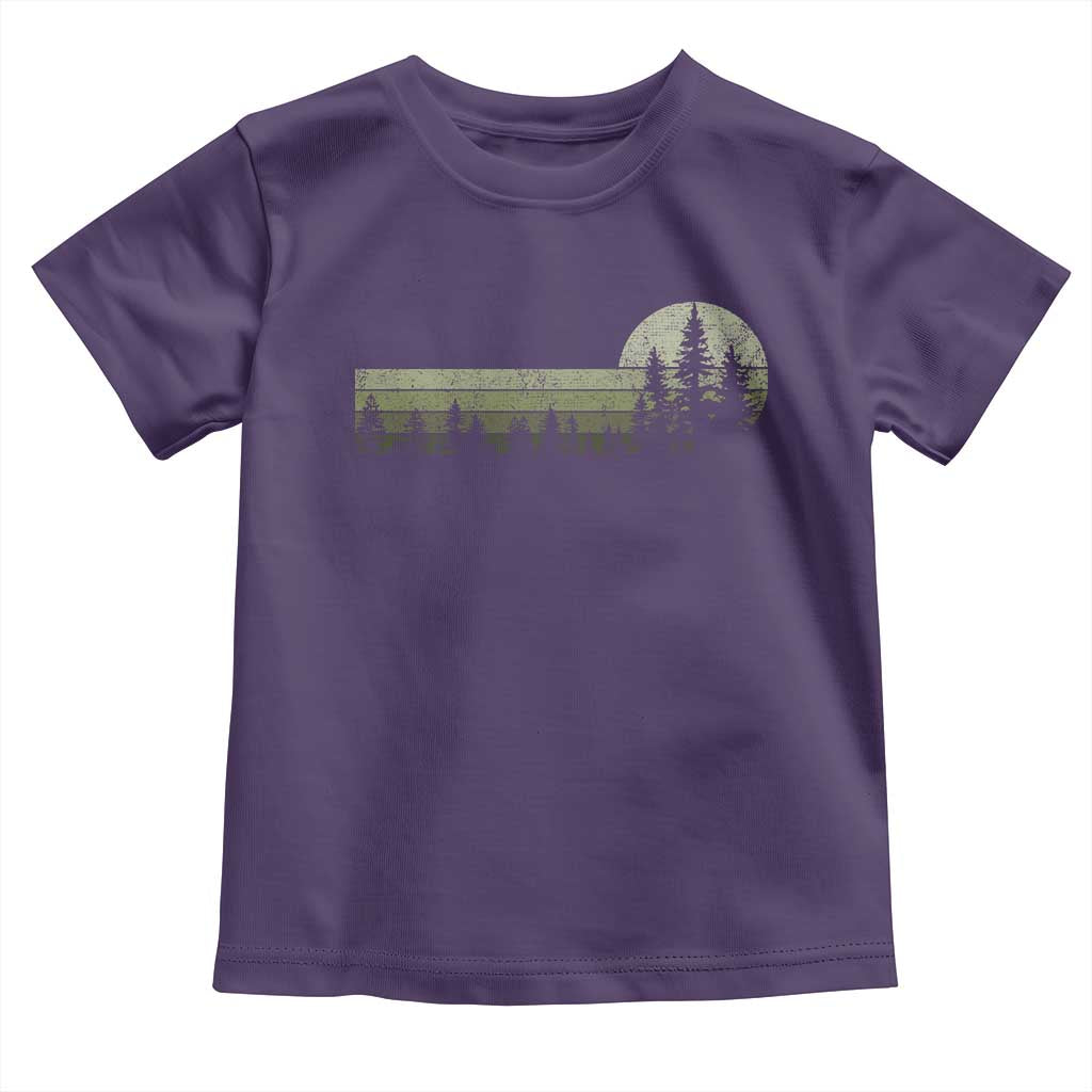 Trees Wildlife Nature Vintage Forest Toddler T Shirt TS10 Purple Print Your Wear