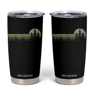 Trees Wildlife Nature Vintage Forest Tumbler Cup TS10 Black Print Your Wear