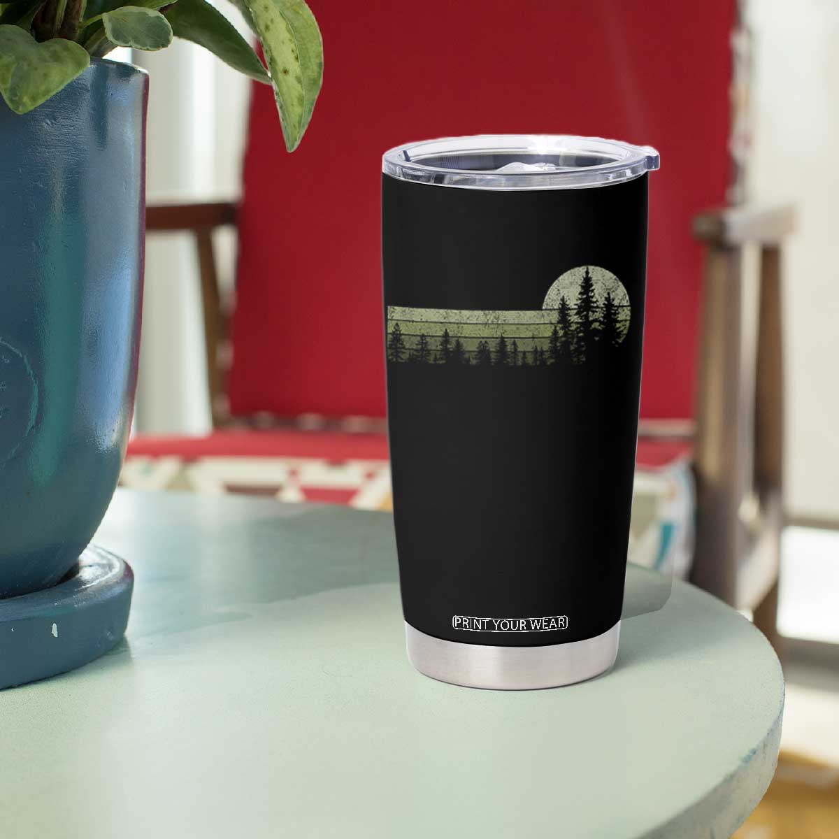 Trees Wildlife Nature Vintage Forest Tumbler Cup TS10 Print Your Wear