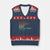 Retro Cory Booker Quotes V-Neck Knit Sweater Vest This is a Right or Wrong Moment Subtle FDT - Print Your Wear