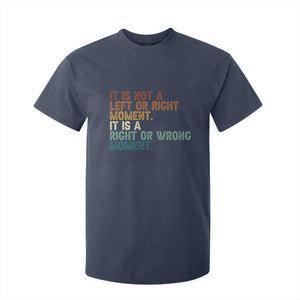 Retro Cory Booker Quotes T Shirt For Kid This is a Right or Wrong Moment Subtle FDT TS10 Navy Print Your Wear