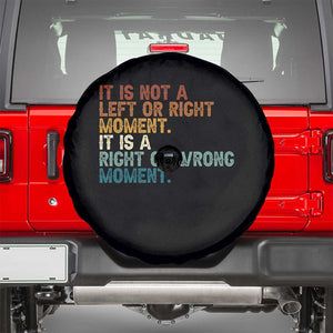 Retro Cory Booker Quotes Spare Tire Cover This is a Right or Wrong Moment Subtle FDT TS10 Black Print Your Wear