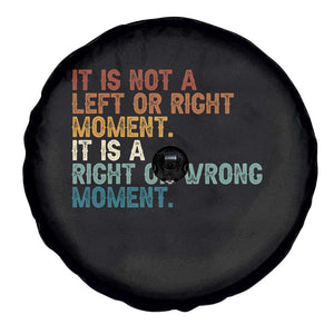 Retro Cory Booker Quotes Spare Tire Cover This is a Right or Wrong Moment Subtle FDT TS10 Print Your Wear