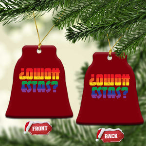 Como Estas Ceramic Ornament Funny Spanish LGBT Pride Latinx Retro Queer Inclusive Gift TS10 Print Your Wear