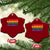 Como Estas Ceramic Ornament Funny Spanish LGBT Pride Latinx Retro Queer Inclusive Gift TS10 Print Your Wear