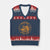 Master Baiter V-Neck Knit Sweater Vest Retro Bass Fishing Funny Fisher Fish Fisherman TS10 Navy Red Print Your Wear