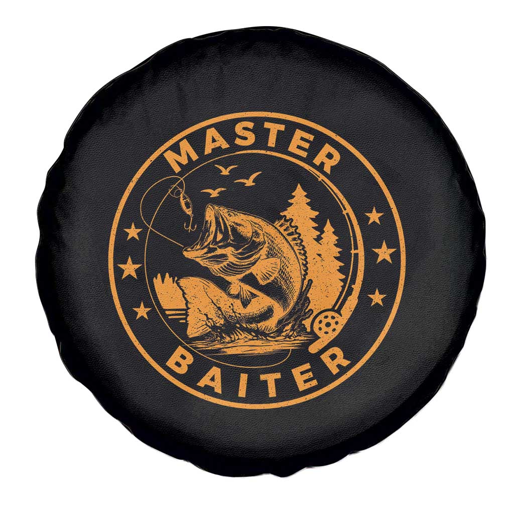Master Baiter Spare Tire Cover Retro Bass Fishing Funny Fisher Fish Fisherman TS10 Print Your Wear