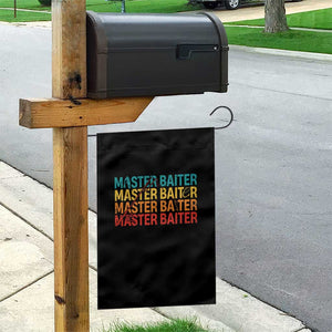 Master Baiter Garden Flag Retro Bass Fishing Funny Fish Fisherman TS10 Print Your Wear