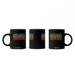 Master Baiter Coffee Mug Retro Bass Fishing Funny Fish Fisherman TS10 Print Your Wear