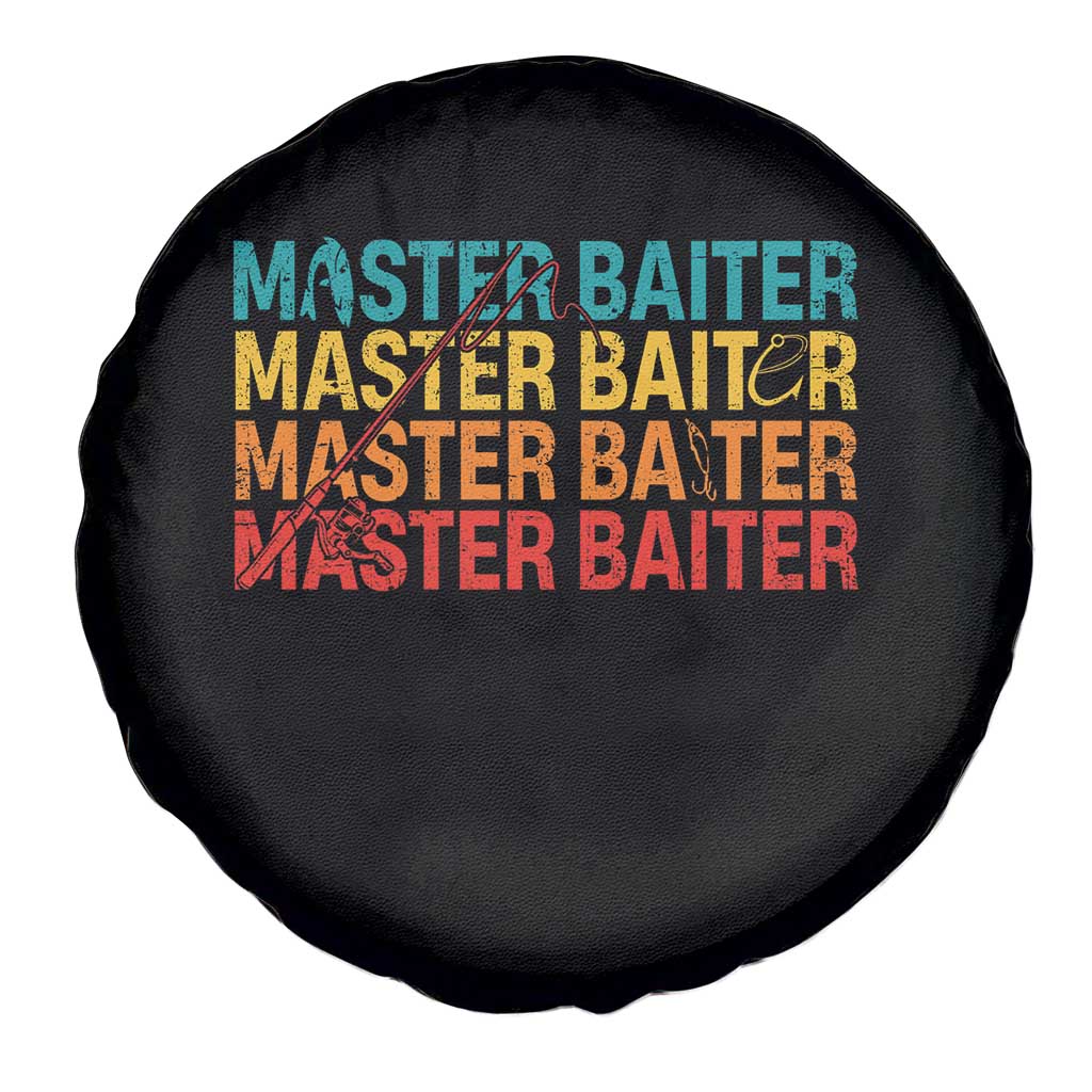 Master Baiter Spare Tire Cover Retro Bass Fishing Funny Fish Fisherman TS10 Print Your Wear