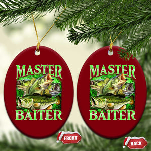 Master Baiter Ceramic Ornament Funny Bass Fishing Fisher Bootleg Graphic TS10 Print Your Wear