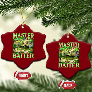 Master Baiter Ceramic Ornament Funny Bass Fishing Fisher Bootleg Graphic TS10 Print Your Wear