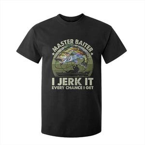 Retro Master Baiter T Shirt For Kid Funny Bass Fishing Fisher TS10 Black Print Your Wear
