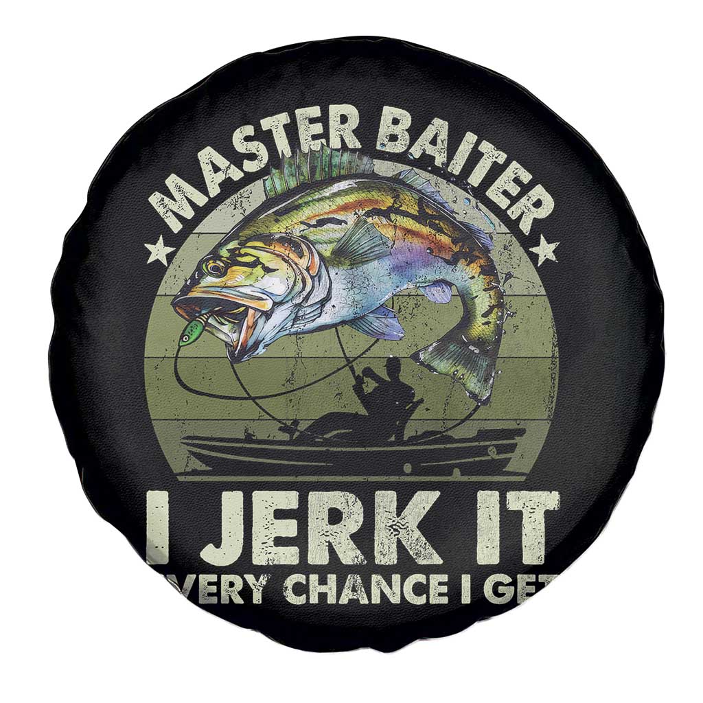 Retro Master Baiter Spare Tire Cover Funny Bass Fishing Fisher TS10 Print Your Wear
