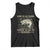 Born To Go Fishing Tank Top Forced School Fisherman Camouflage US Flag TS10 Black Print Your Wear