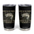 Born To Go Fishing Tumbler Cup Forced School Fisherman Camouflage US Flag TS10 Black Print Your Wear