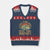Funny Fishing Dad V-Neck Knit Sweater Vest Part Time Hooker Bass Fish Dad Dirty Adult Joke TS10 Navy Red Print Your Wear