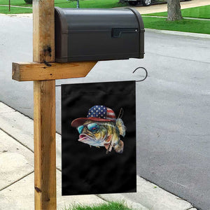 Funny Fishing American Flag Garden Flag Patriotic Fisherman Family Gift TS10 Print Your Wear